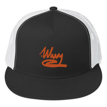 Load image into Gallery viewer, .WAVY Fall 2021 Halloween Orange logo Trucker Cap