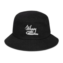 Load image into Gallery viewer, .Wavy Intl Embroidered Wave Logo Fall 21 Denim bucket hat