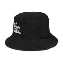 Load image into Gallery viewer, .Wavy Intl Embroidered Wave Logo Fall 21 Denim bucket hat