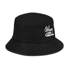 Load image into Gallery viewer, .Wavy Intl Embroidered Wave Logo Fall 21 Denim bucket hat