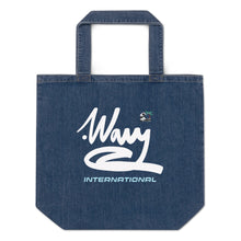 Load image into Gallery viewer, .Wavy Spring/Summer Organic Denim Tote bag