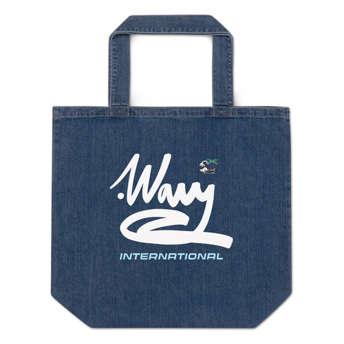 .Wavy Spring/Summer Organic Denim Tote bag