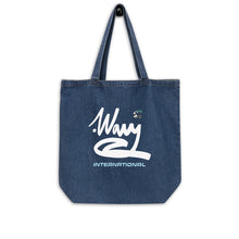 Load image into Gallery viewer, .Wavy Spring/Summer Organic Denim Tote bag