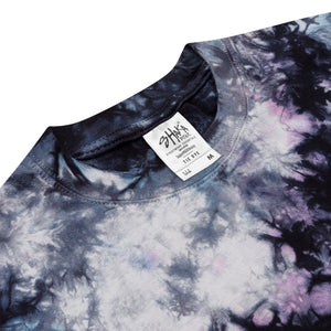 .WAVY Intl x Shaka Wear Purple Embroidered Oversized tie-dye t-shirt