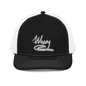 .Wavy Int'l Summer 22 Black/White Mesh Trucker Cap