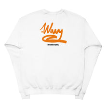 Load image into Gallery viewer, .WAVY Intl Fall 2021 Orange Logo Crewneck Sweater