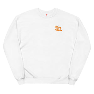 .WAVY Intl Fall 2021 Orange Logo Crewneck Sweater