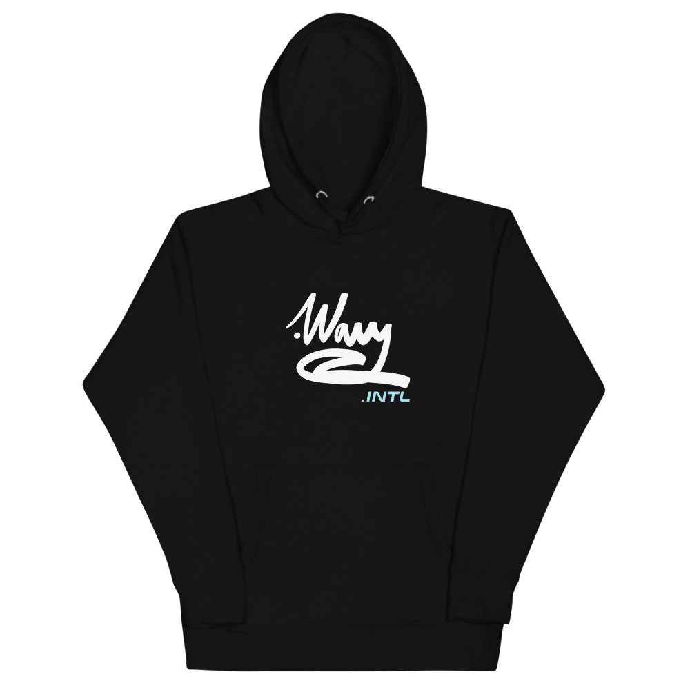 .WAVY INTL SCRIPT LOGO WINTER 21 HOODIE